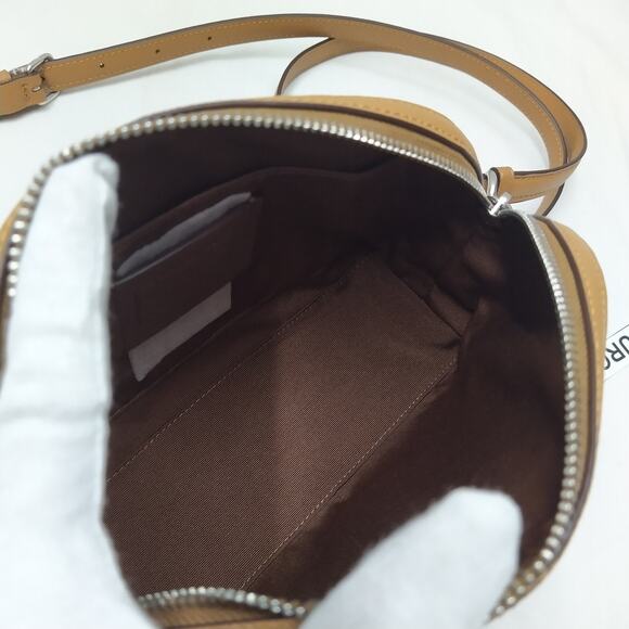 Coach Brown Leather Zipper Closure Crossbody Bag - NWT $328 - Picture 11 of 16